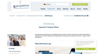 
                            3. Zeiterfassung - Projektmanagement-Software Projektron BCS