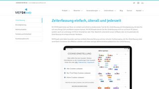 
                            4. Zeiterfassung - schnell und einfach mit MEP24 Software