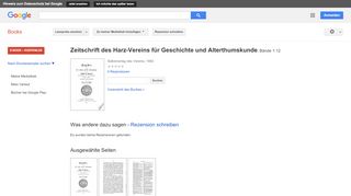 
                            5. Zeitschrift des Harz-Vereins für Geschichte und Alterthumskunde