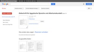 
                            12. Zeitschrift für ägyptische Sprache und Altertumskunde0