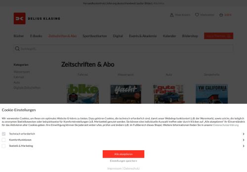 
                            5. Zeitschriften & Abo | Delius Klasing