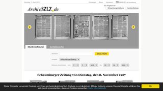 
                            7. Zeitungsarchiv Schaumburger Zeitung / Landes-Zeitung