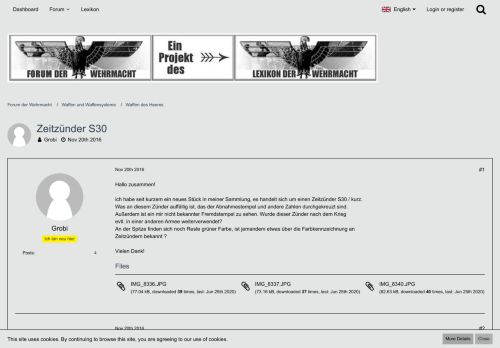 
                            12. Zeitzünder S30 - Waffen des Heeres - Forum der Wehrmacht