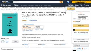 
                            10. Zen Dude Fitness: A Step by Step System for Getting ... - Amazon.in