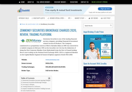 
                            2. Zen Money Securities Brokerage | Reviews | Trading platform