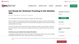 
                            13. Zen Planner's Gym Membership App with Workout Tracking