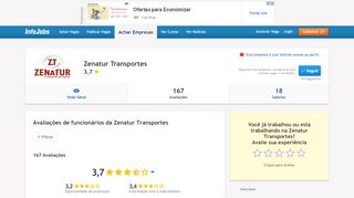 
                            8. ZENATUR TRANSPORTES - Avaliações e Opiniões dos seus ...