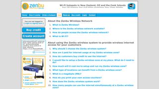 
                            4. Zenbu Wireless Internet | Frequently asked questions