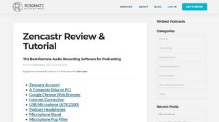 
                            7. Zencastr Review & Tutorial Video | How to Use Zencastr for Podcasting