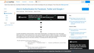 
                            4. Zend 2 Authentication for Facebook, Twitter and Google + - Stack ...