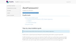 
                            10. Zend Framework 2 - PixelPin - Documentation