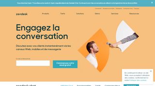
                            2. Zendesk Chat | Communiquez avec vos clients | Assistance en direct