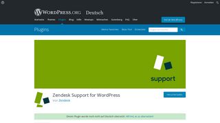 
                            11. Zendesk Support for WordPress | WordPress.org