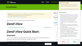 
                            5. Zend\View Quick Start - Manual - Documentation - Zend Framework