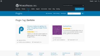 
                            7. Zenfolio | WordPress.org