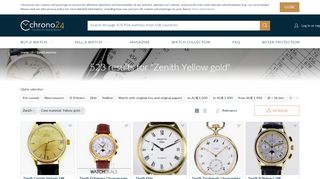
                            13. Zenith Yellow gold watches - all prices for Zenith Yellow ... - ...