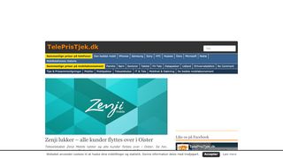 
                            6. Zenji lukker - alle kunder flyttes over i Oister - TelePrisTjek.dk