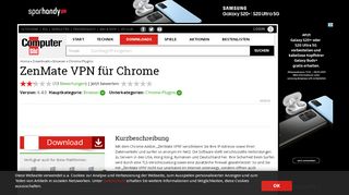 
                            9. ZenMate VPN für Chrome 6.3.1 - Download - COMPUTER BILD