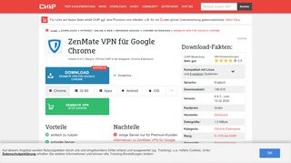 
                            6. ZenMate VPN für Google Chrome Download – kostenlos – CHIP