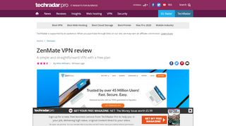 
                            10. ZenMate VPN review | TechRadar