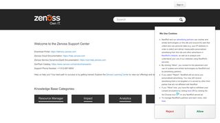 
                            3. Zenoss Support
