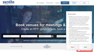 
                            4. Zentila: Search, Source & Book Hotel Meetings