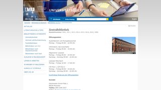 
                            8. Zentralbibliothek - Universitätsbibliothek der LMU - LMU München
