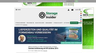
                            11. Zentrale Archivierung mit GFI Archiver 2015 - Storage-Insider
