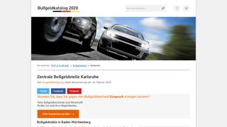 
                            7. Zentrale Bußgeldstelle Karlsruhe - Bußgeldstellen 2019