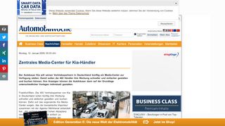 
                            7. Zentrales Media-Center für Kia-Händler - | Automobilwoche