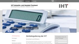 
                            1. Zentralregulierung - IHT Industrie