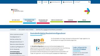 
                            1. Zentralstellen BAFzA: Bundesamt für Familie und zivilgesellschaftliche ...