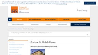 
                            3. Zentrum für Globale Fragen — Hochschule für Philosophie München