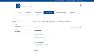 
                            9. Zentrum für Molekulare Neurobiologie (ZMNH) - Forschende | UKE ...