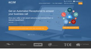 
                            2. Zeotel Cloud Telephony For Business - Virtual Receptionist, Toll Free ...