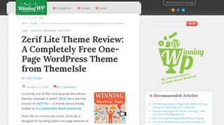 
                            12. Zerif Lite Theme Review: A Completely Free One-Page WordPress ...