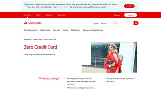 
                            2. Zero Credit Card | Santander UK