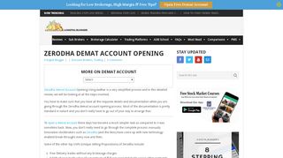 
                            6. Zerodha Demat Account Opening Using Aadhaar in 7 Quick Steps