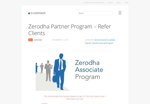 
                            4. Zerodha Partner Program - Refer Clients – Z-Connect by Zerodha Z ...