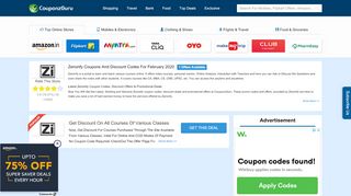 
                            2. Zeroinfy Coupons 2019 - Disscount Codes, Promo Offers