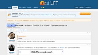 
                            12. Zeropark + Voluum + PeerFly. Goal = Spot 3 Profitable campaigns ...