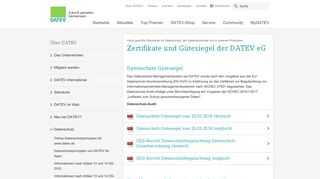 
                            12. Zertifikate der DATEV