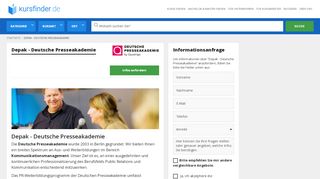 
                            9. Zertifikatskurs Online-Kommunikation Depak ... - Kursfinder.de