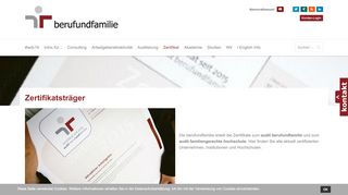 
                            12. Zertifikatsträger - berufundfamilie Service GmbH