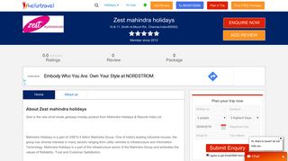 
                            8. Zest mahindra holidays, Chennai, Reviews & packages of Zest ...