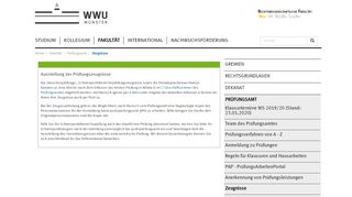 
                            6. Zeugnisse - Rechtswissenschaftliche Fakultät WWU Münster