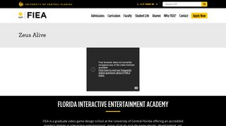 
                            4. Zeus Alive - Florida Interactive Entertainment Academy