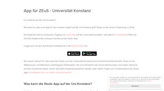 
                            8. ZEuS App - Studo