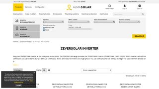 
                            11. ZEVERSOLAR Inverter | Alma Solar® Nr. 1 of online solar panels