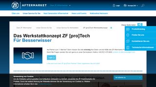 
                            1. ZF [pro]Tech Portal - ZF Friedrichshafen AG - ZF Aftermarket